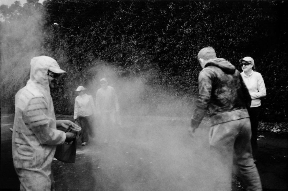 The flour battle, Carnival in Santa Cruz das Ribeiras