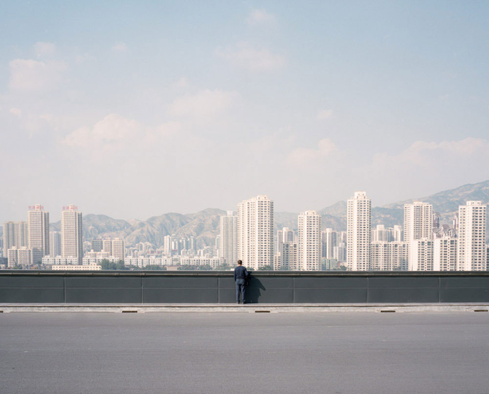 Lanzhou, China - new city district in construction