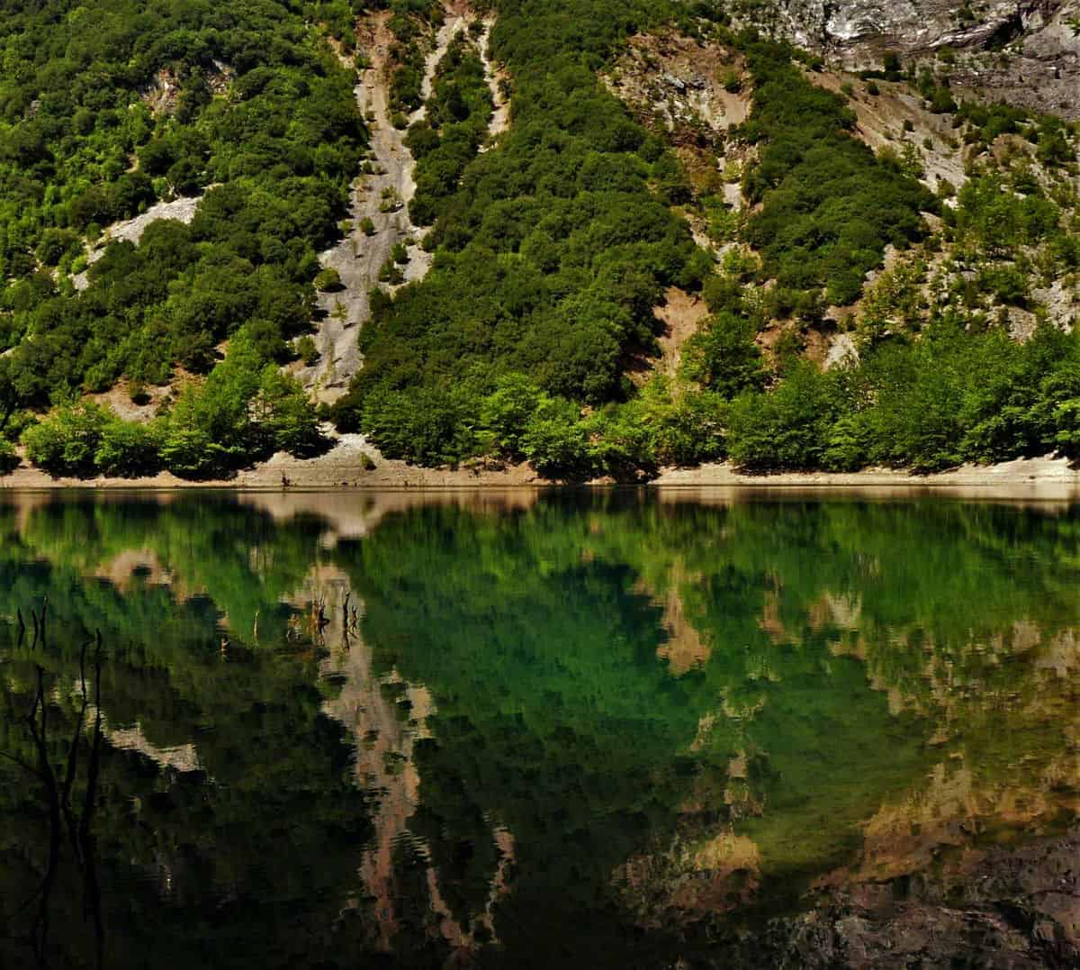 Reflections in Stephaniada Lake